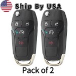 Ford F-Series 2015-2020 Flip Key 4 Buttons N5F-A08TDA